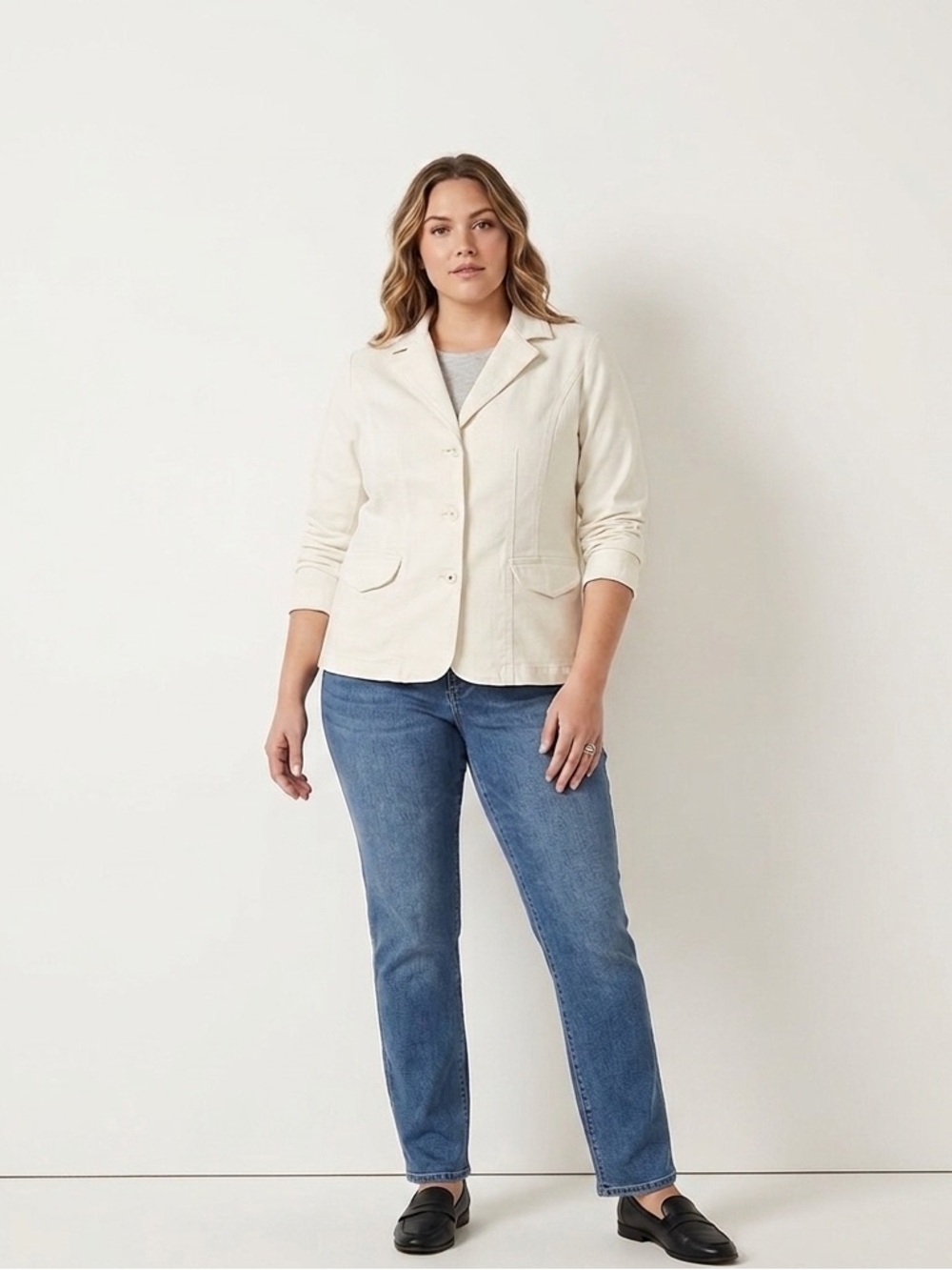 Laz Lapidus - Vintage White Blazer
